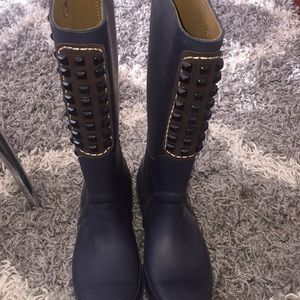 Navy Blue BCBG Rainboots